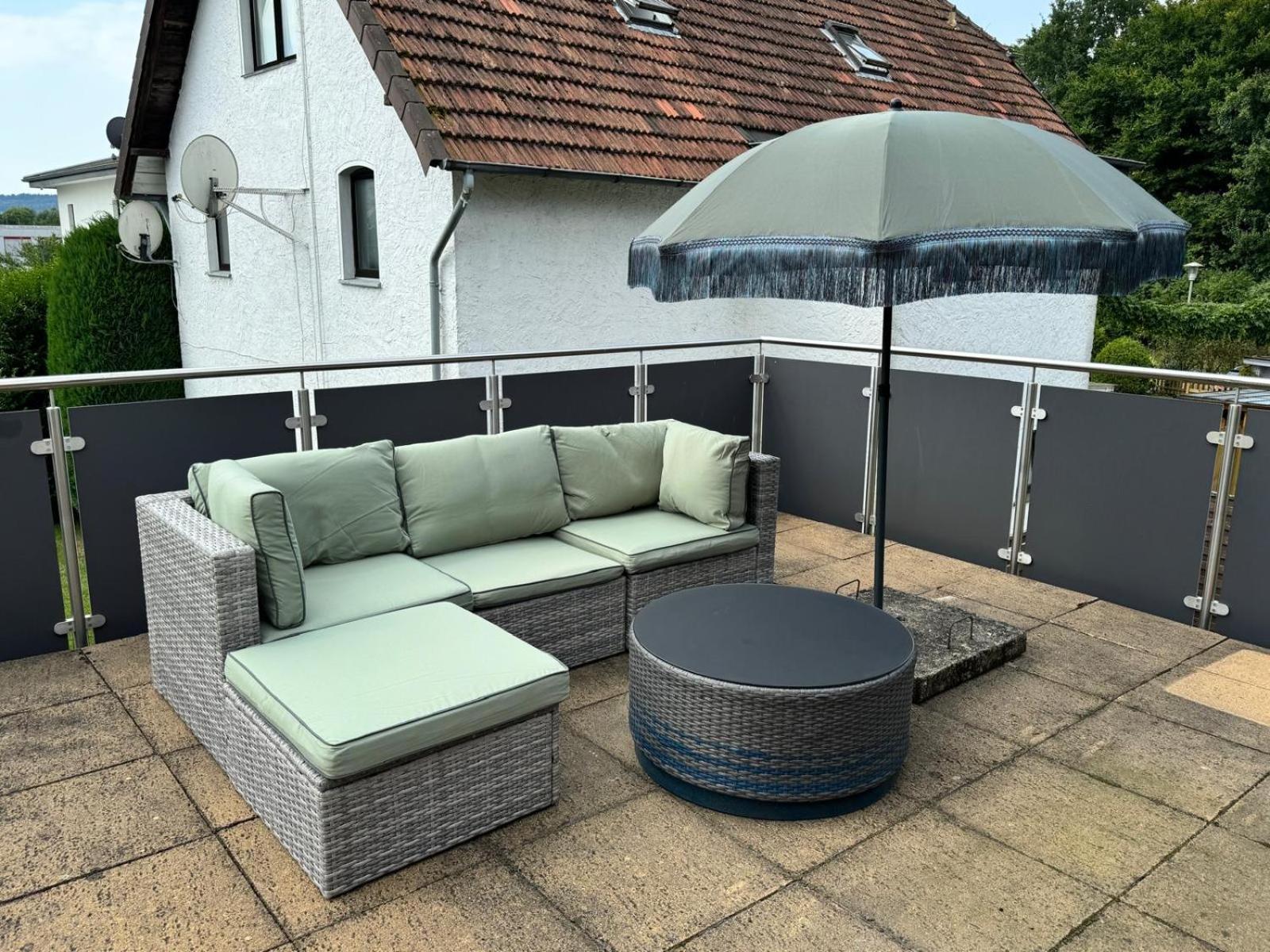 Ferienwohnung Mit Grosser Dachterrasse Bielefeld Bagian luar foto
